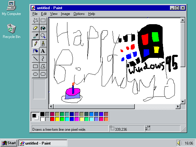 Windows 95 simulator